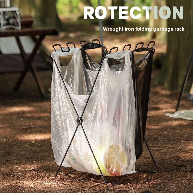 Camping Cooking Organizer - Przenośny składany uchwyt na worki na