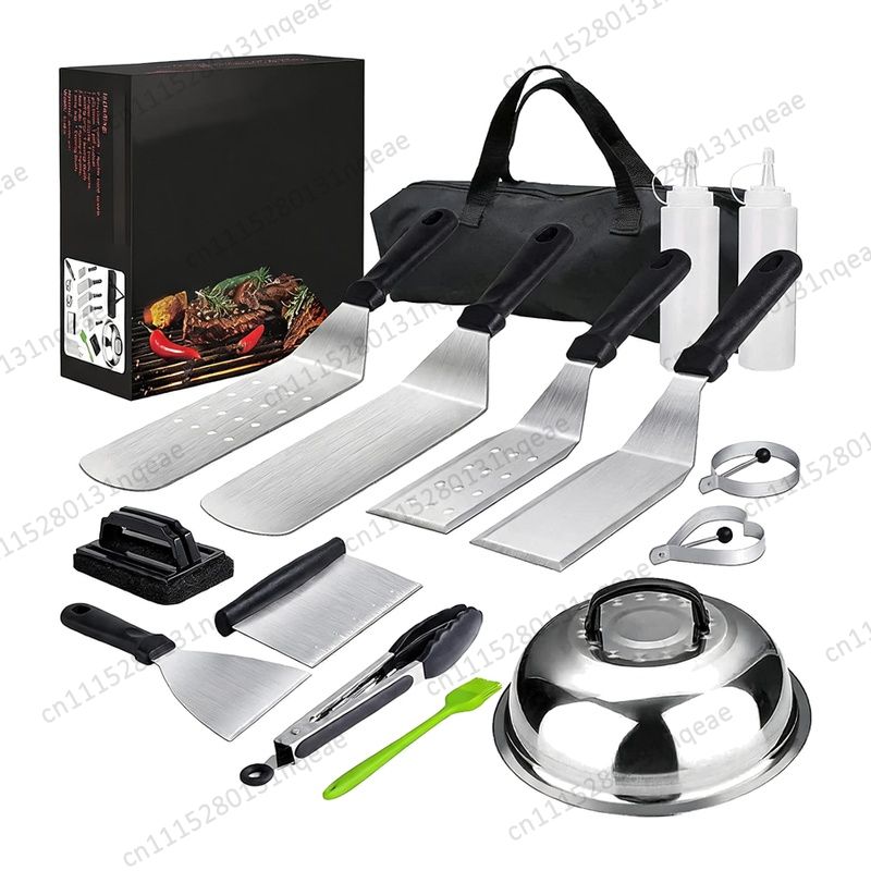 Camping Cooking Flat Top - Zestaw akcesoriów do grillowania na płaskiej