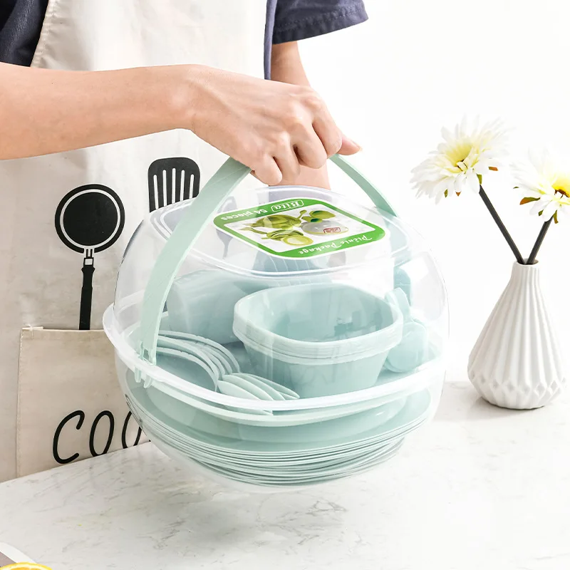 Zestaw przenośnego, plastikowe – Camping Cooking Dining Set recenzja i cena