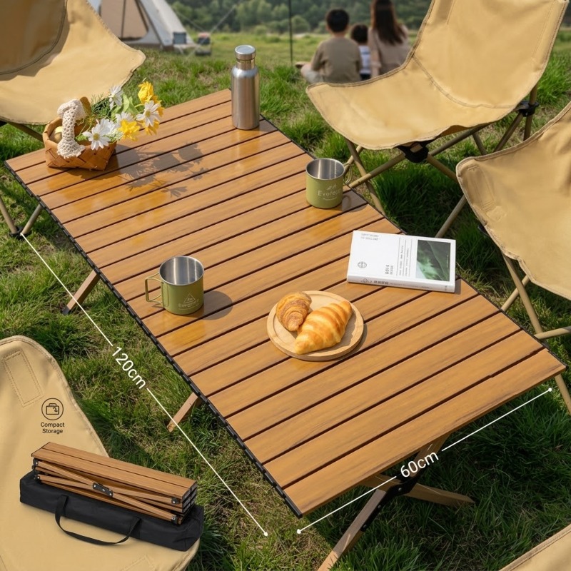 Przenośny, składany stolik do  – Camping Cooking Table recenzja i cena