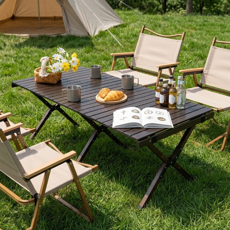 Przenośny, składany stolik do  – Camping Cooking Table recenzja i cena