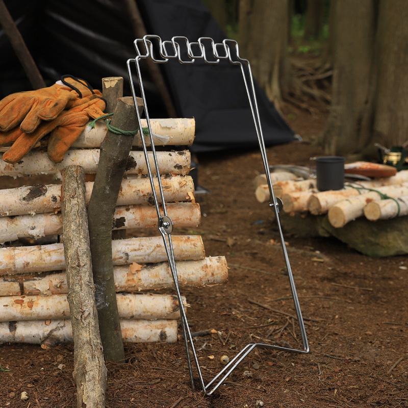 Przenośny składany uchwyt na w – Camping Cooking Organizer recenzja i cena