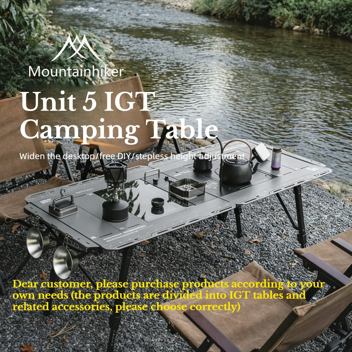 MOUNTAINHIKER Nowy stół IGT, m – Camping Cooking Table recenzja i cena