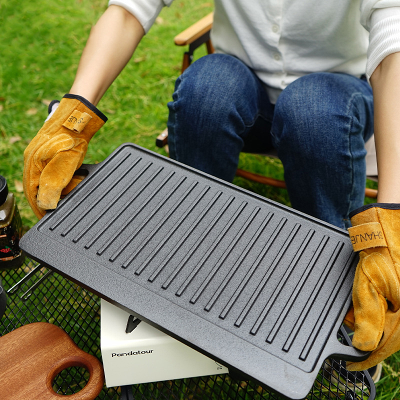 Dwustronna żeliwna patelnia gr – Camping Cooking Flat Top recenzja i cena