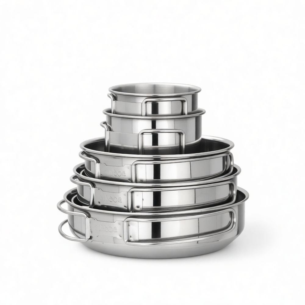 Zestaw naczyń kempingowych ze  – Camping Cooking Dining Set recenzja i cena